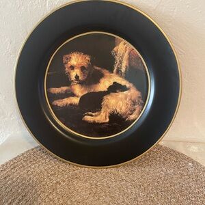Raymond Black Decorative Plate